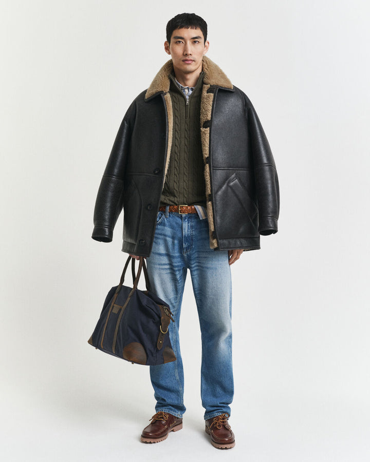 GANT Cotton Cable Half Zip/Pulover 8050603