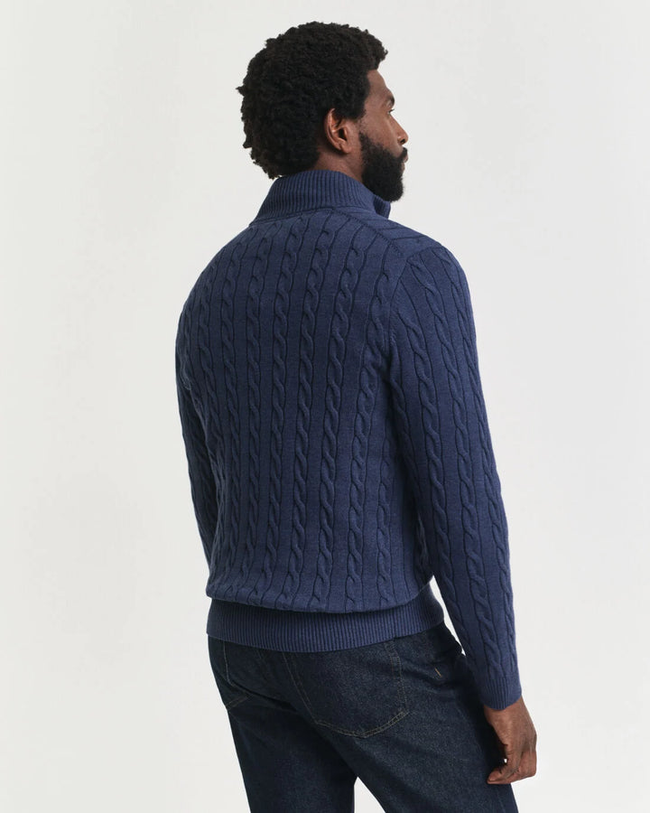 GANT Cotton Cable Half Zip/Pulover 8050603