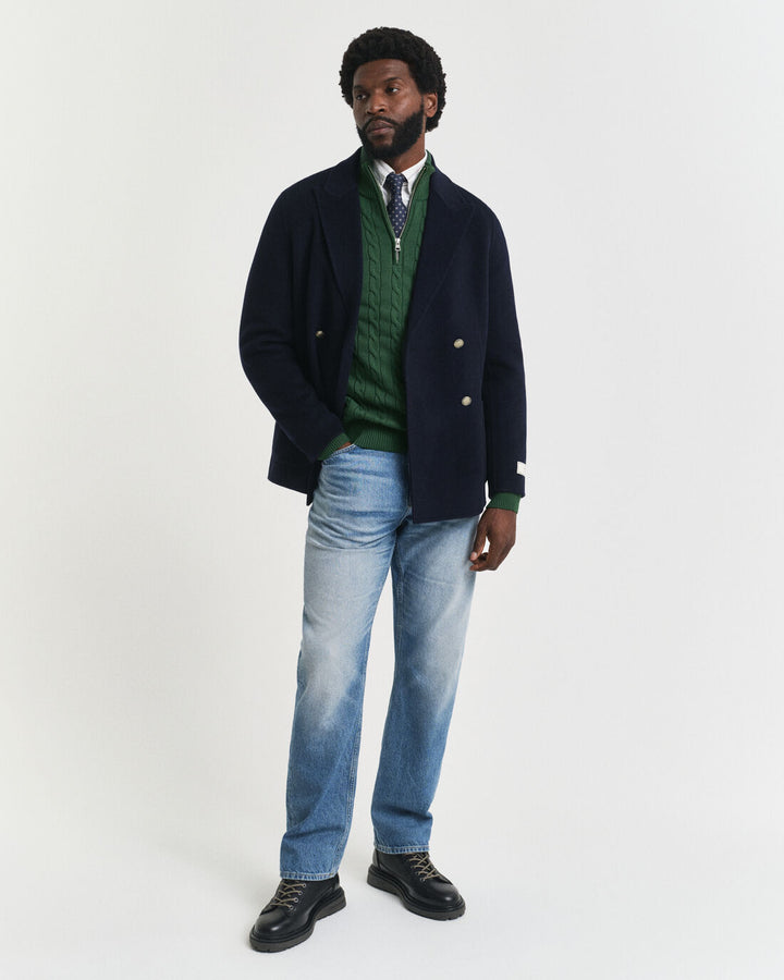 GANT Cotton Cable Half Zip/Pulover 8050603