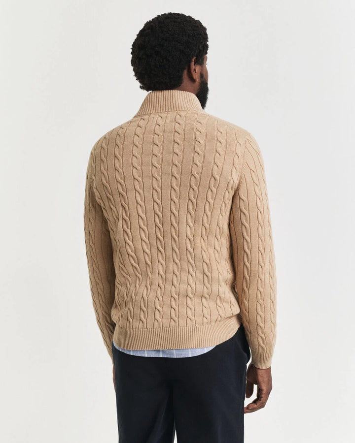 GANT Cotton Cable Half Zip/Pulover 8050603