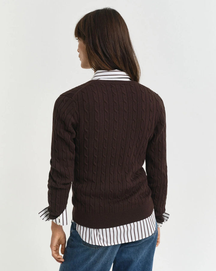 GANT Stretch Cotton Cable Cardigan/Pulover 4800103