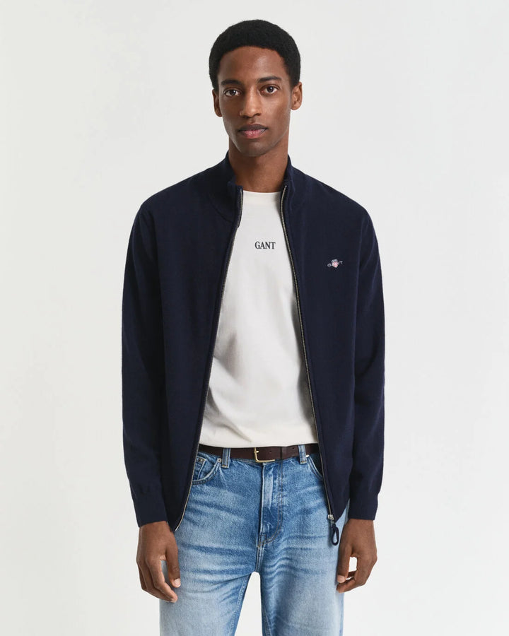 GANT Superfine Lambswool Zip Cardigan/Pulover 87214