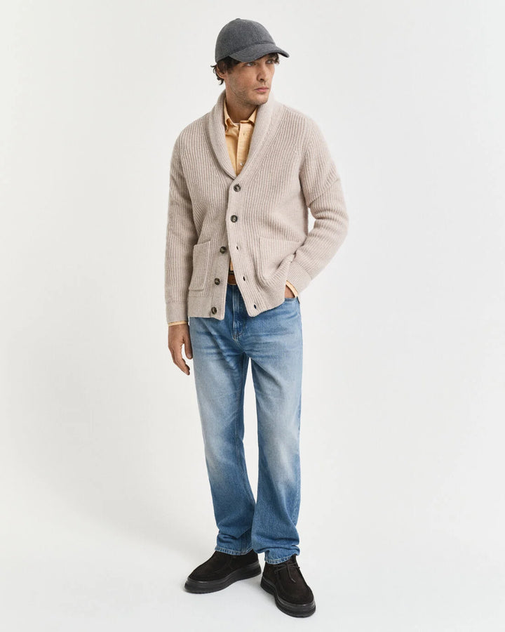 GANT Wool Blend Shawl Collar Cardigan/Pulover 8050255