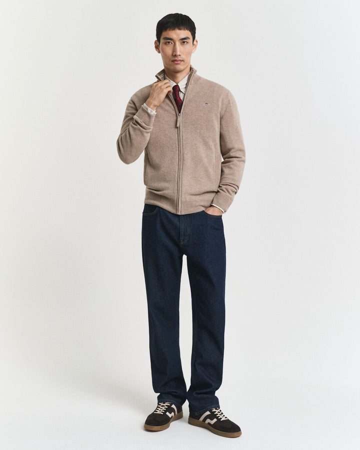 GANT Superfine Lambswool Zip Cardigan/Pulover 87214