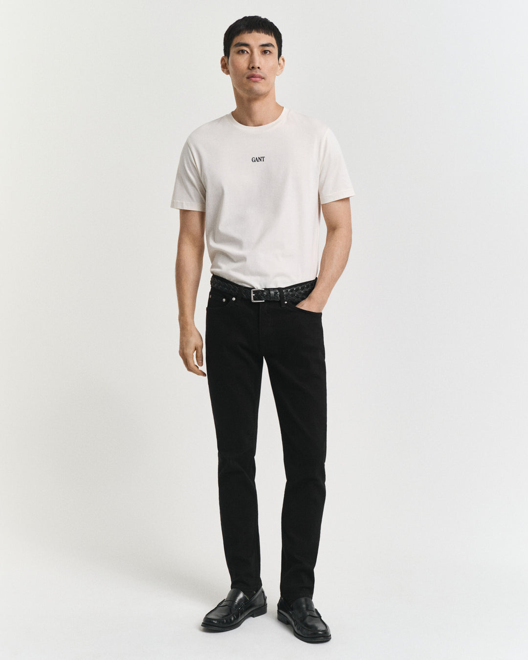 GANT Slim Stay Black Jeans/Traperice 1000405