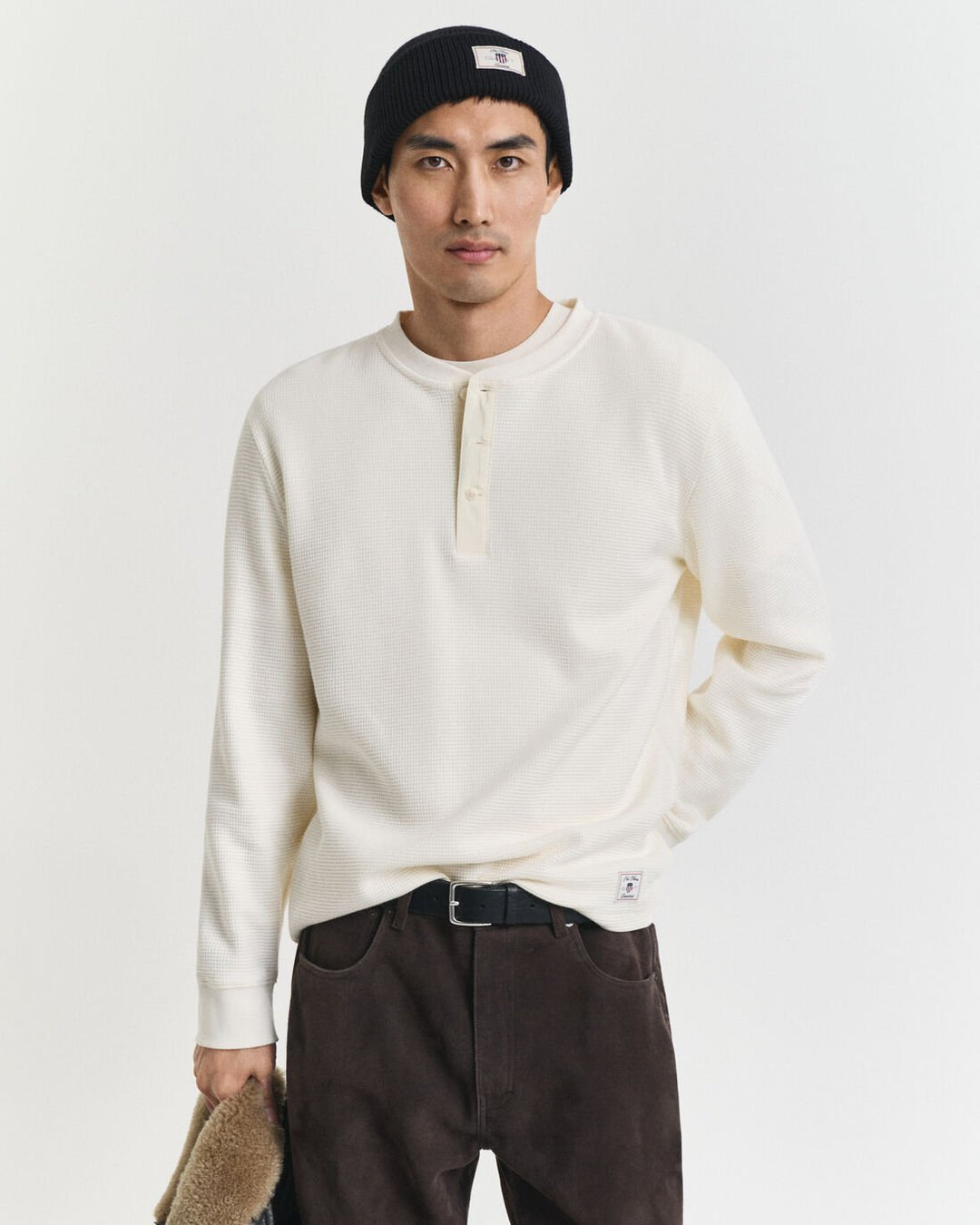 GANT Waffle Ls Henley/Majica 2003358