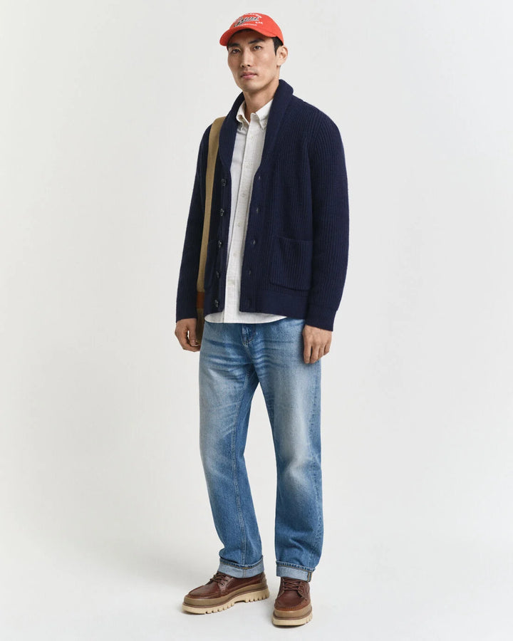 GANT Wool Blend Shawl Collar Cardigan/Pulover 8050255