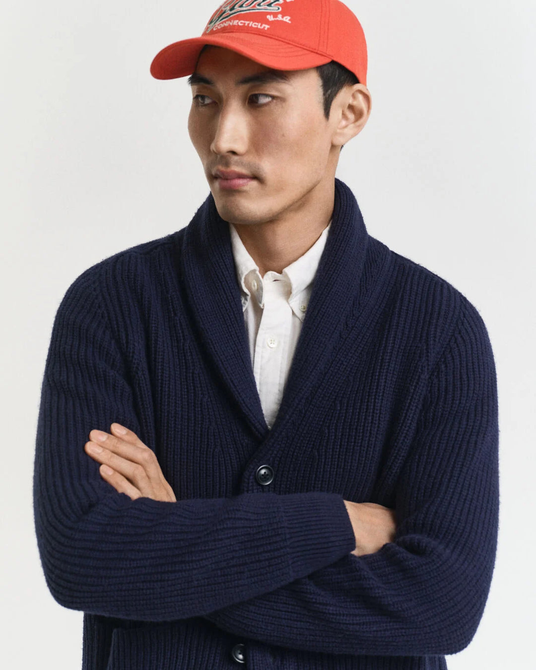 GANT Wool Blend Shawl Collar Cardigan/Pulover 8050255