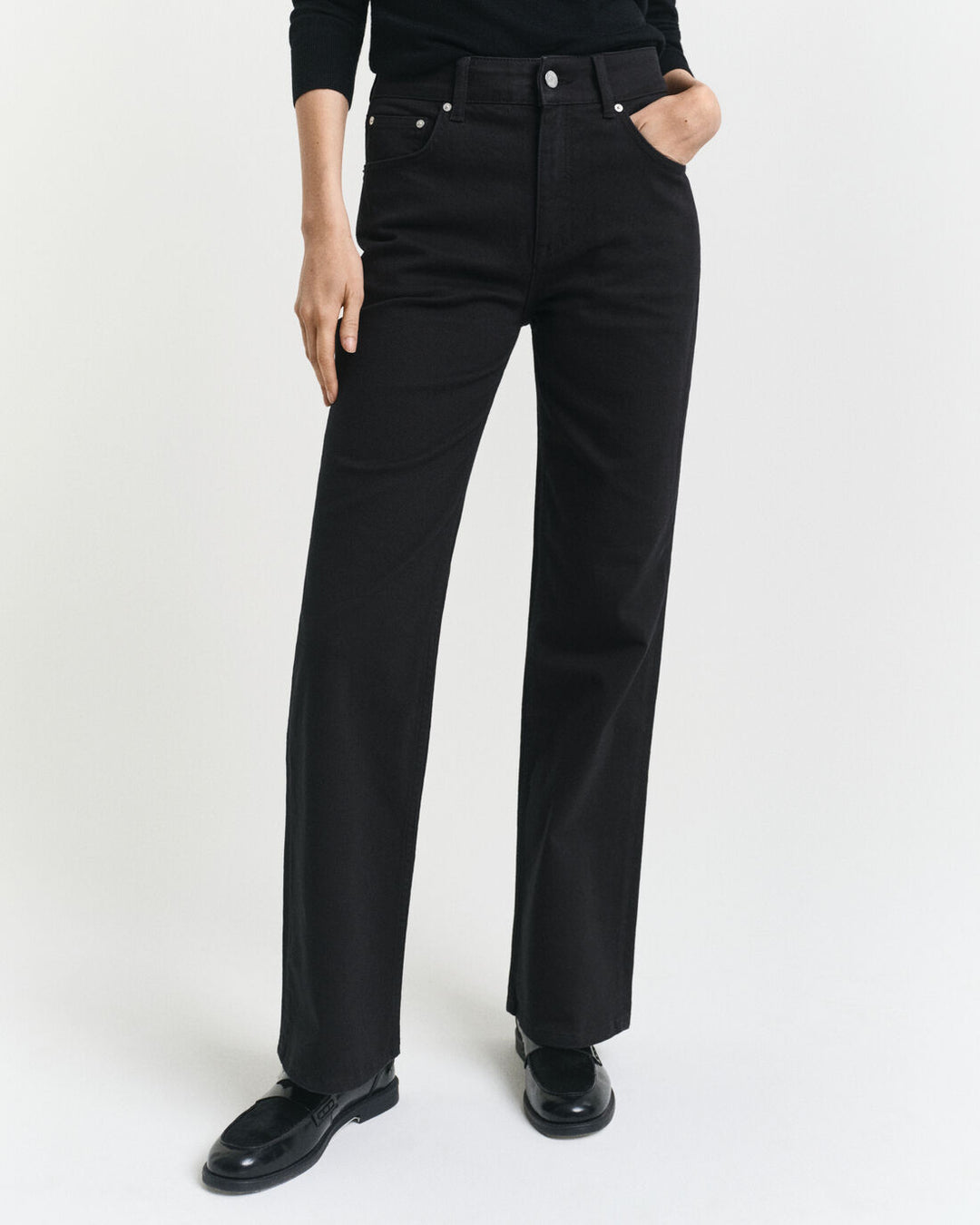 GANT Black Slim Flare Jeans/Traperice 4100238