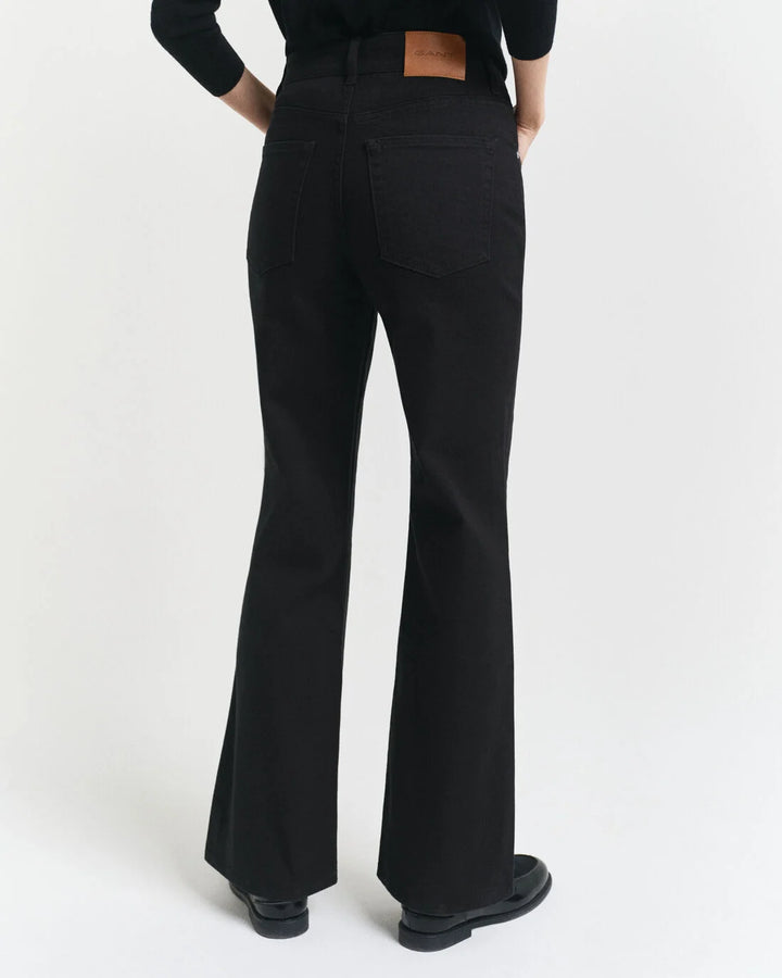 GANT Black Slim Flare Jeans/Traperice 4100238
