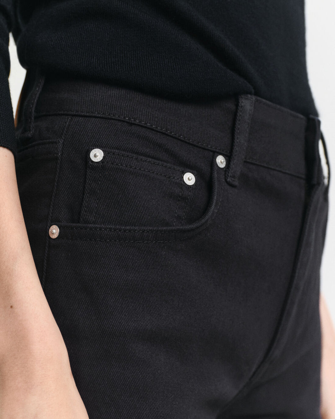 GANT Black Slim Flare Jeans/Traperice 4100238