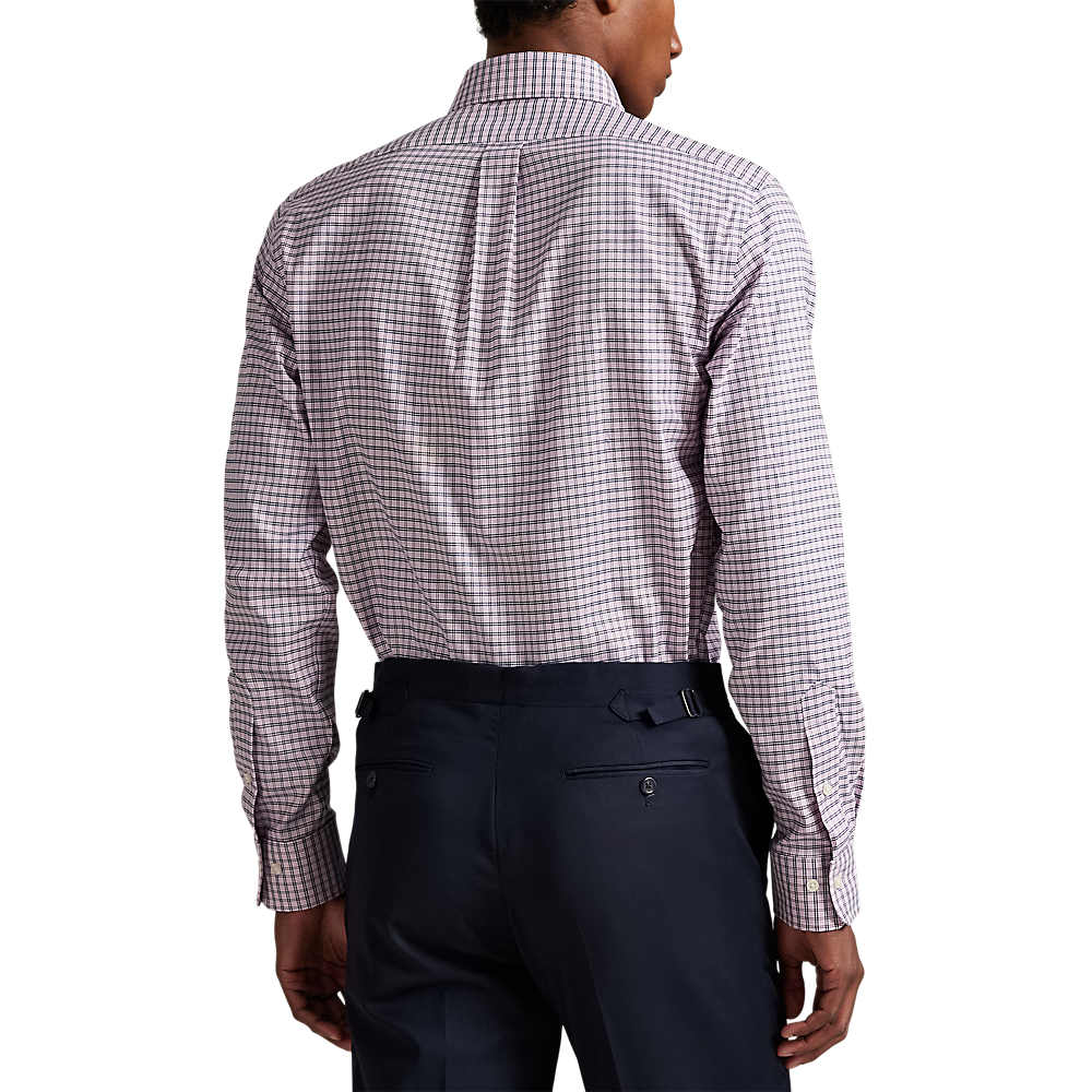 PRL  Custom Fit Gingham Pinpoint Oxford Shirt/ Košulja 712969014005