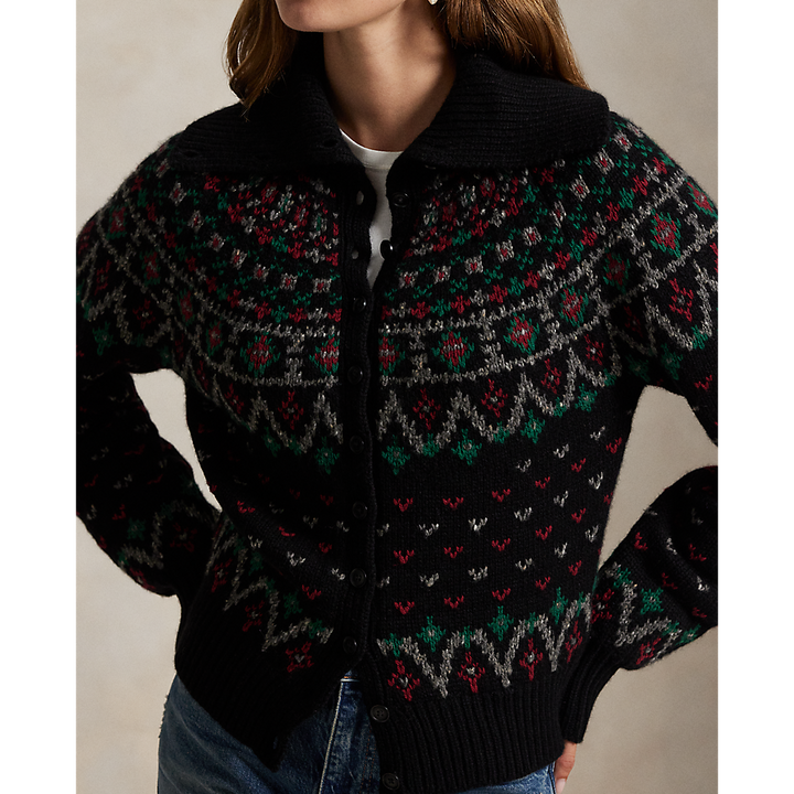 PRL Fair Isle Wool-Blend Cardigan/ Pulover 211978320001
