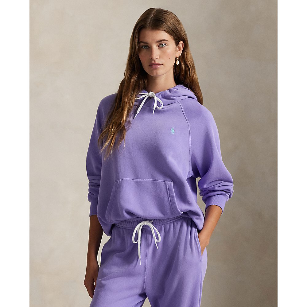 PRL Shrunken Fit Lightweight Fleece Hoodie/Duks 211971691005