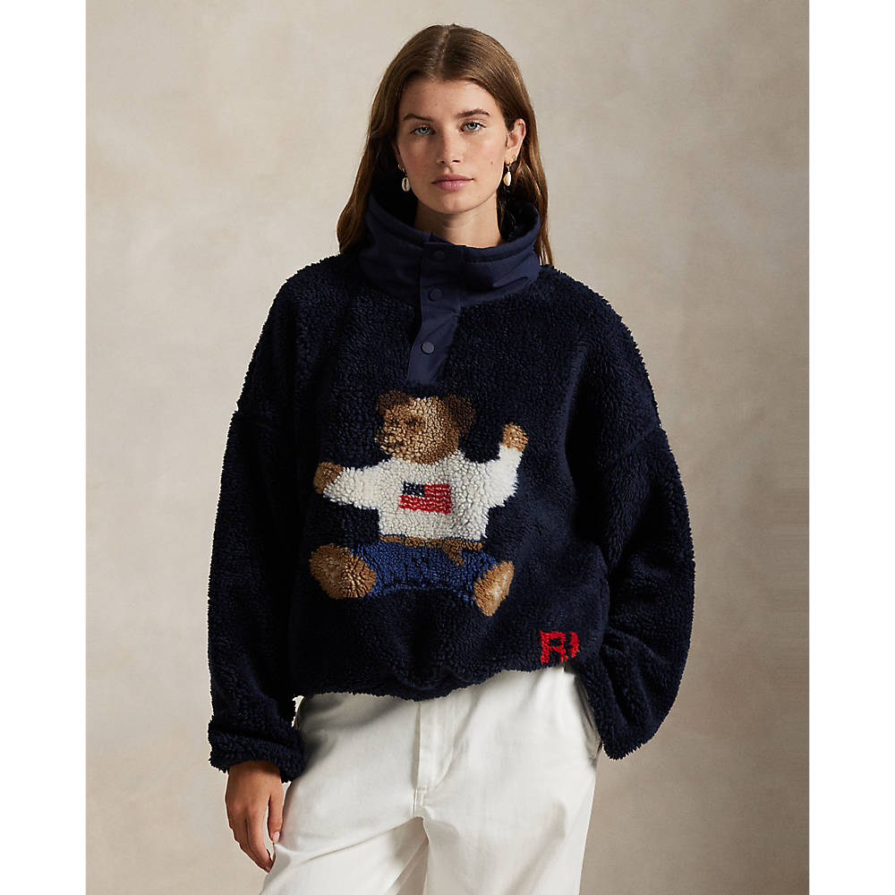 PRL Polo Bear High-Pile Fleece Mockneck/Duks 211971768001