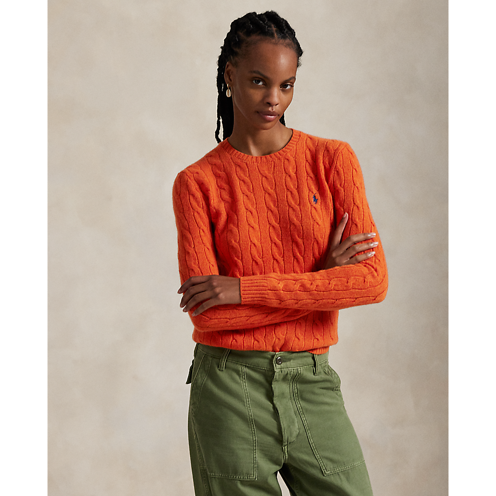 PRL Cable Wool-Cashmere Crewneck Jumper/Pulover 211971865010