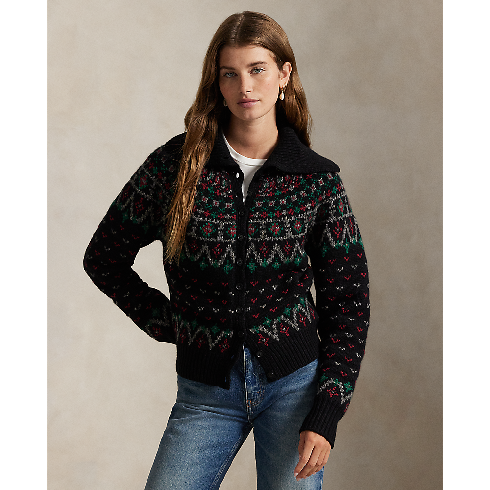 PRL Fair Isle Wool-Blend Cardigan/ Pulover 211978320001