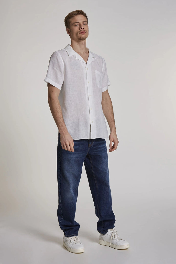 LA MARTINA  shirt s/s light linen TMC013TL319/Košulja