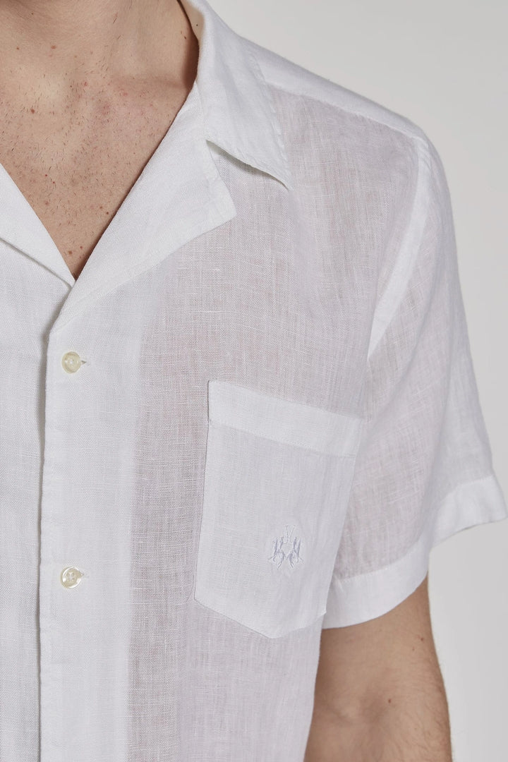 LA MARTINA  shirt s/s light linen TMC013TL319/Košulja