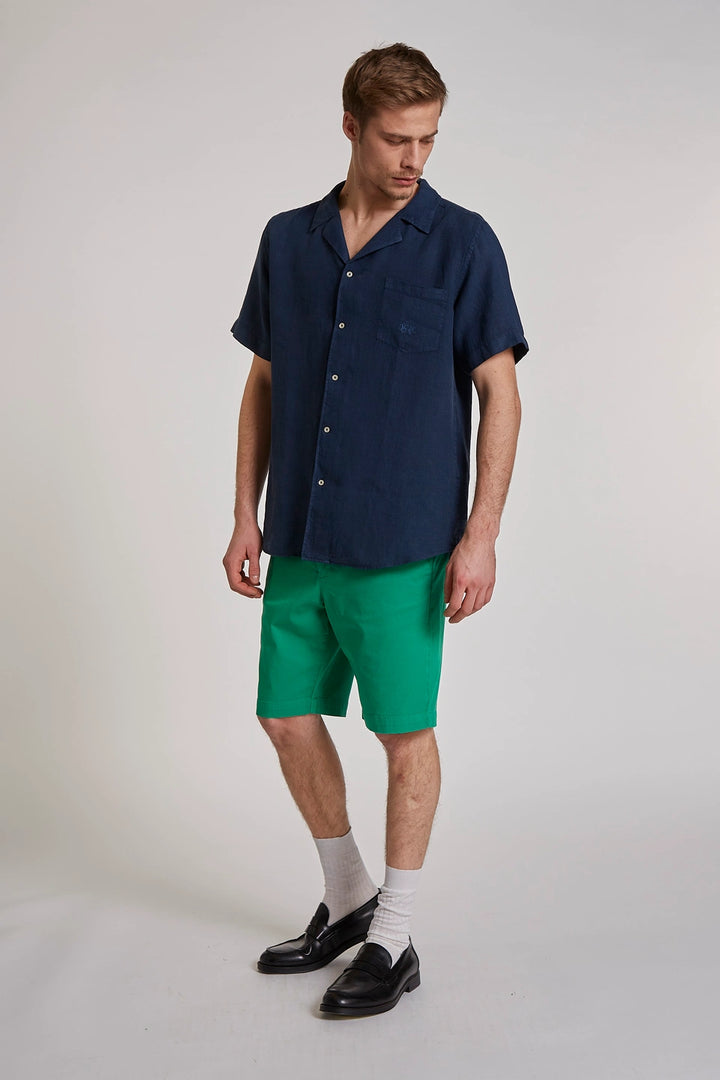 LA MARTINA  shirt s/s light linen TMC013TL319/Košulja