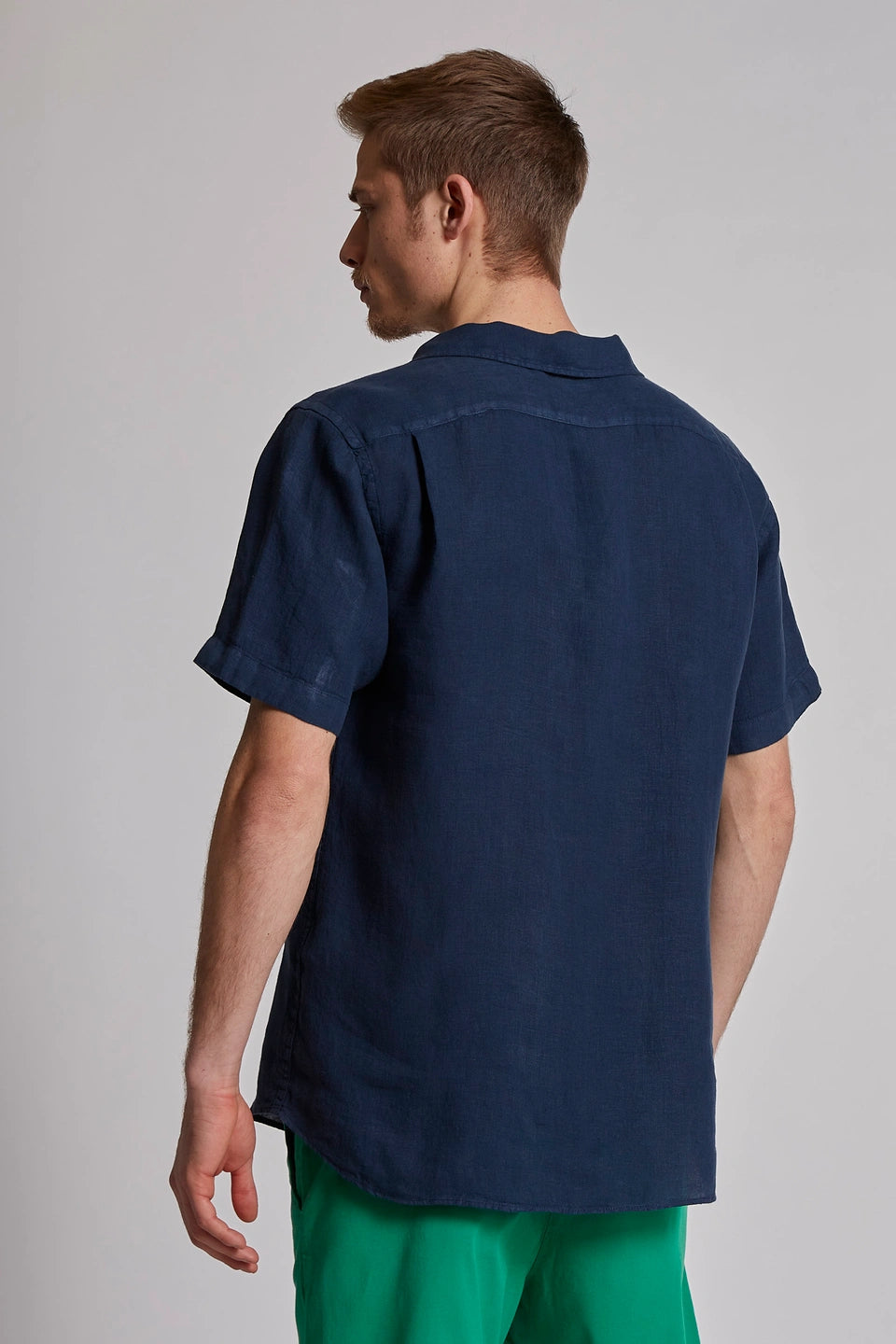 LA MARTINA  shirt s/s light linen TMC013TL319/Košulja
