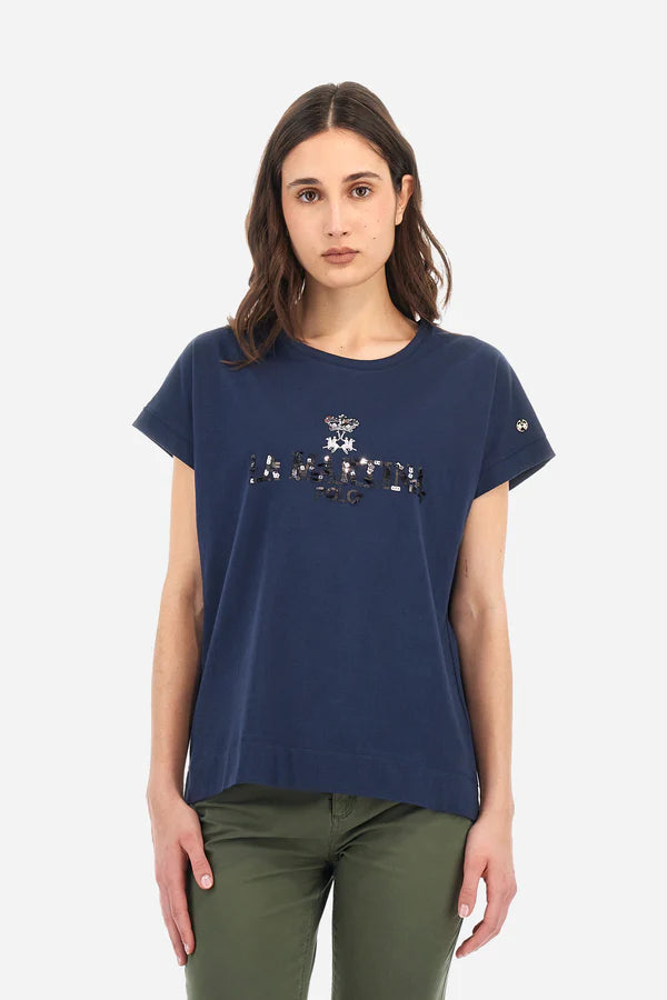 La Martina T-Shirt S/S Jersey /Majica WAR300-JS206