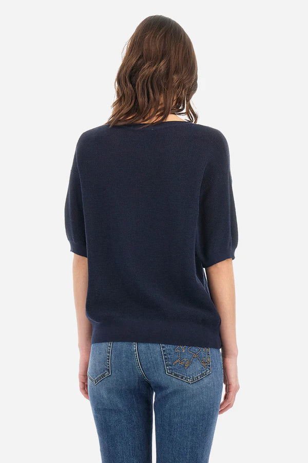 La Martina Tricot T-Shirt Combed /Majica WAS001-YC041