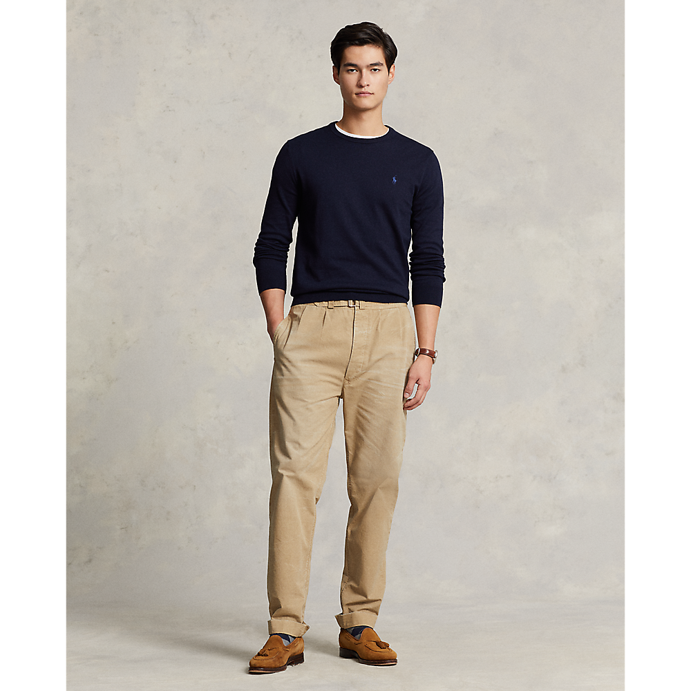 PRL Slim Fit Cotton Sweater/Pulover 710684957001