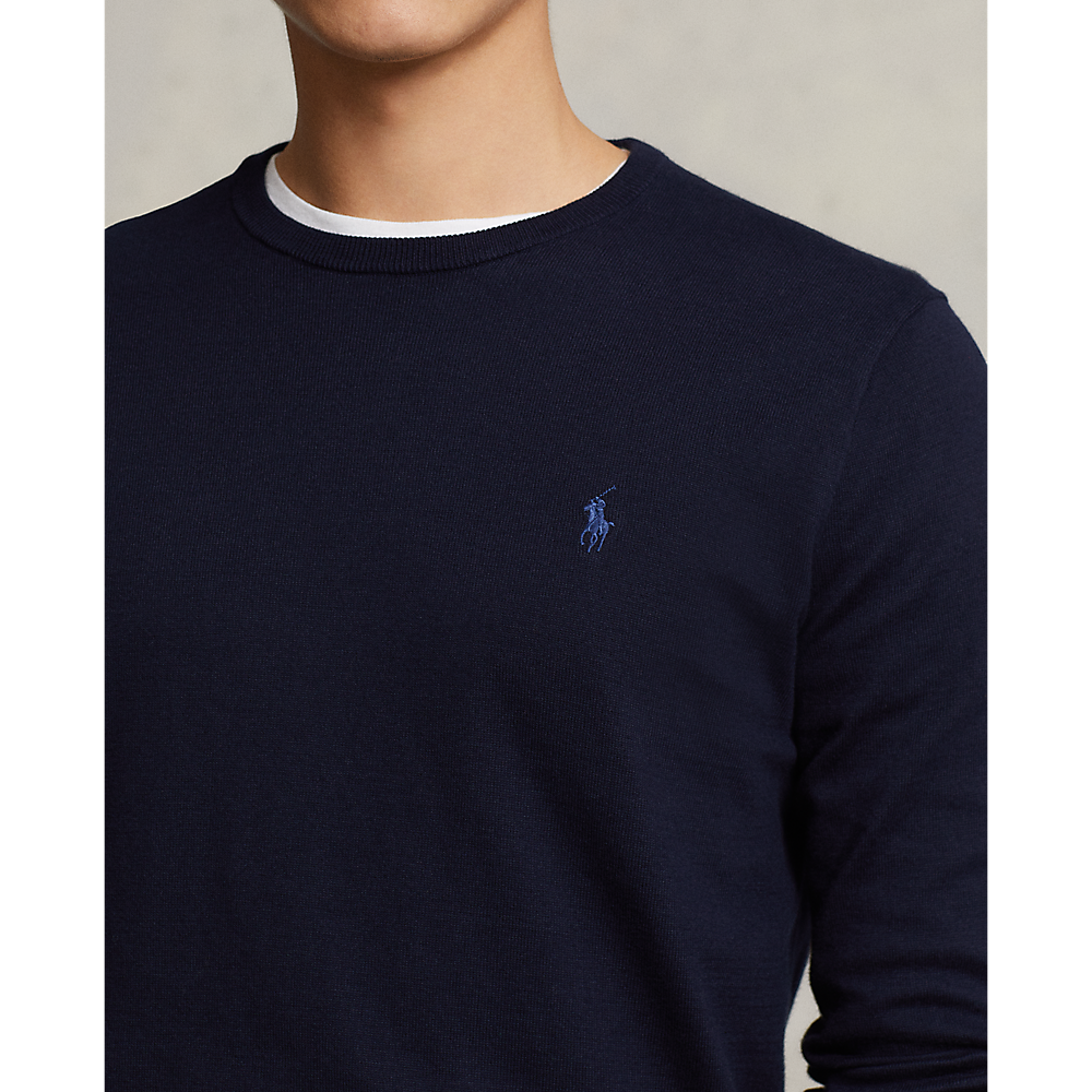 PRL Slim Fit Cotton Sweater/Pulover 710684957001