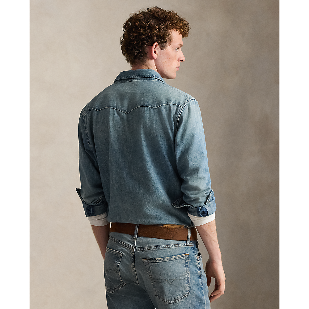 PRL Slub Denim Western Shirt/Košulja 710703936001