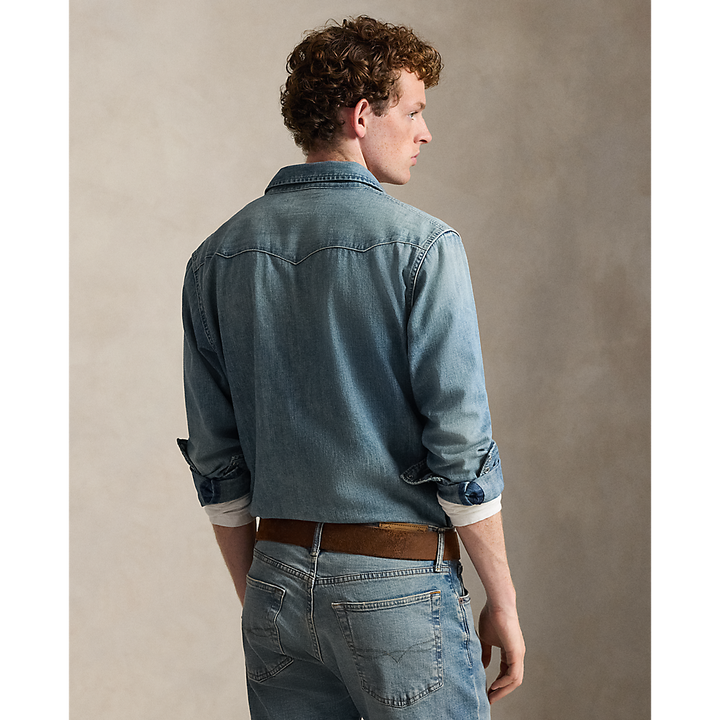 PRL Slub Denim Western Shirt/Košulja 710703936001