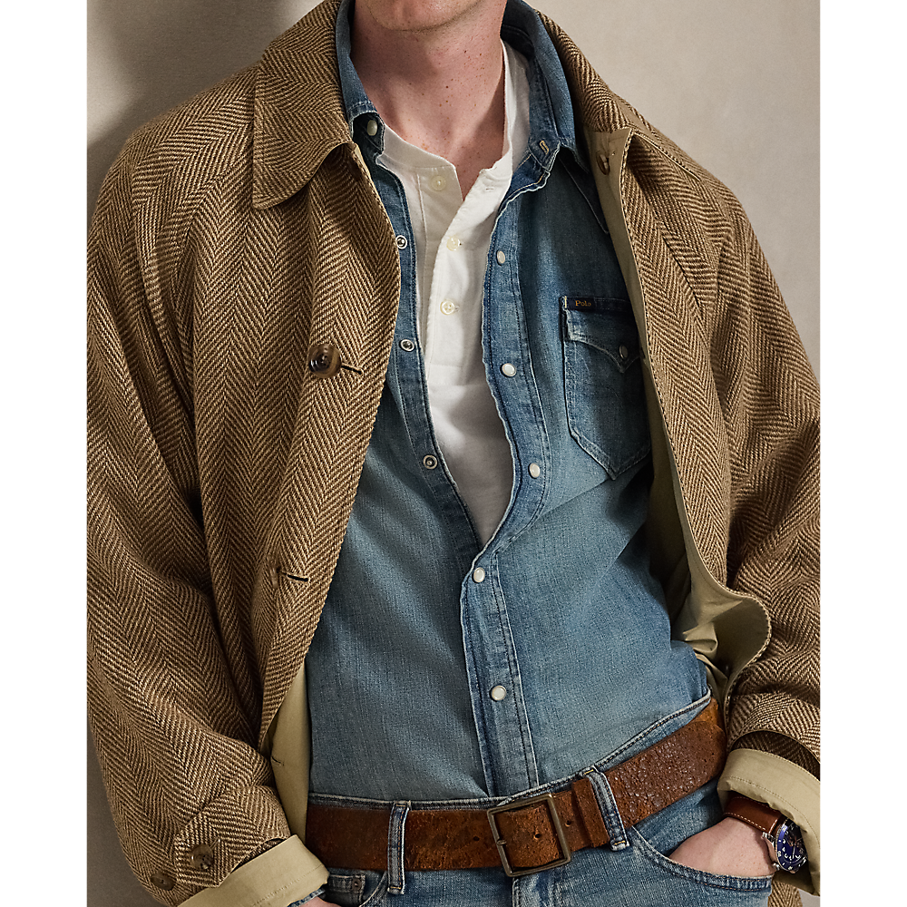 PRL Slub Denim Western Shirt/Košulja 710703936001