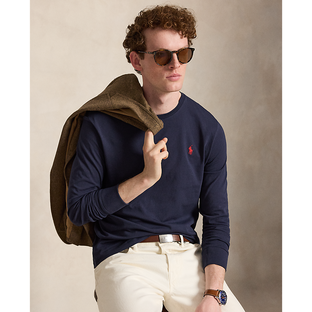 PRL Custom Slim Jersey Long-Sleeve T-Shirt/Majica 710671468024
