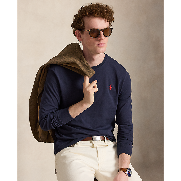 PRL Custom Slim Jersey Long-Sleeve T-Shirt/Majica 710671468024