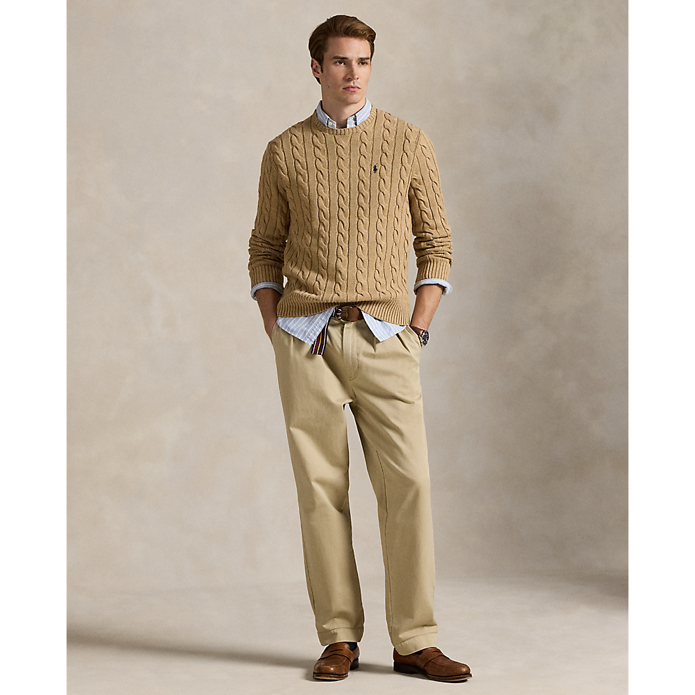 PRL Cable-Knit Cotton Sweater/Pulover 710775885014