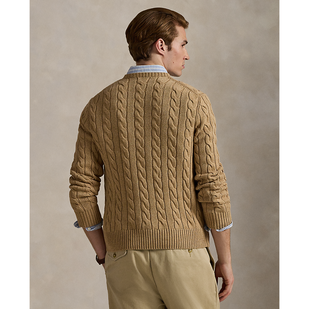 PRL Cable-Knit Cotton Sweater/Pulover 710775885014