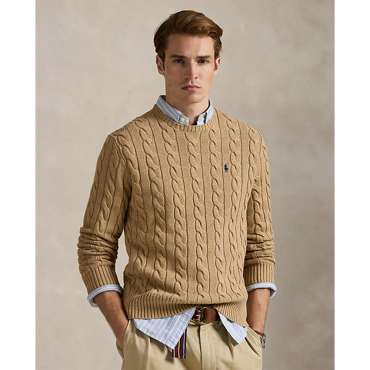 PRL Cable-Knit Cotton Sweater/Pulover 710775885014