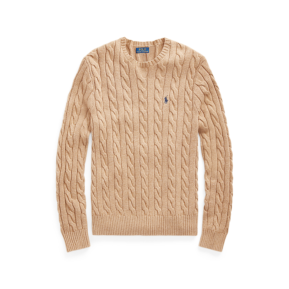 PRL Cable-Knit Cotton Sweater/Pulover 710775885014