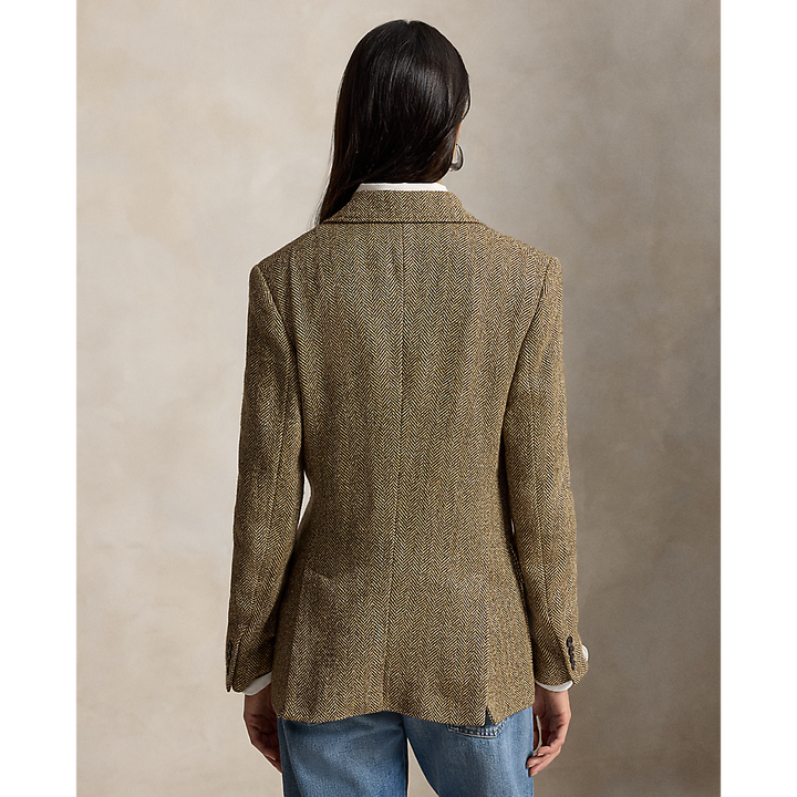 PRL Single-Breasted Herringbone Blazer /Sako 211891070001