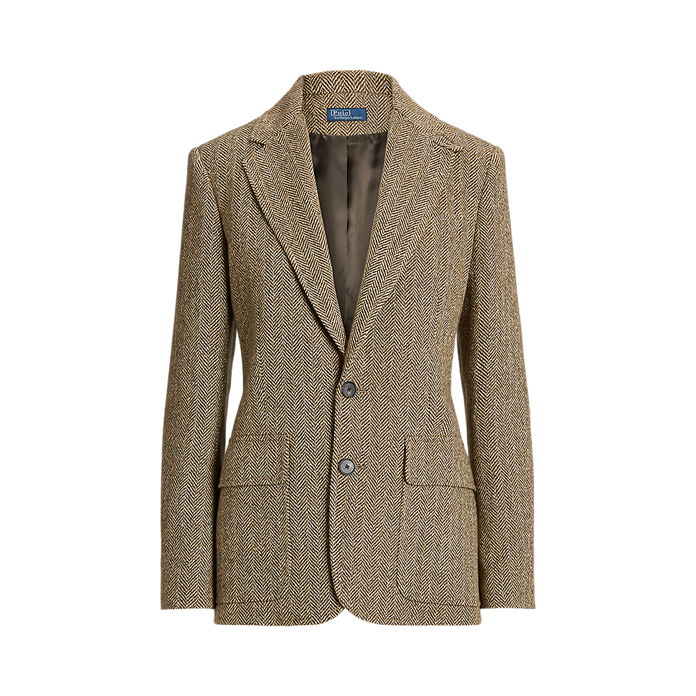 PRL Single-Breasted Herringbone Blazer /Sako 211891070001