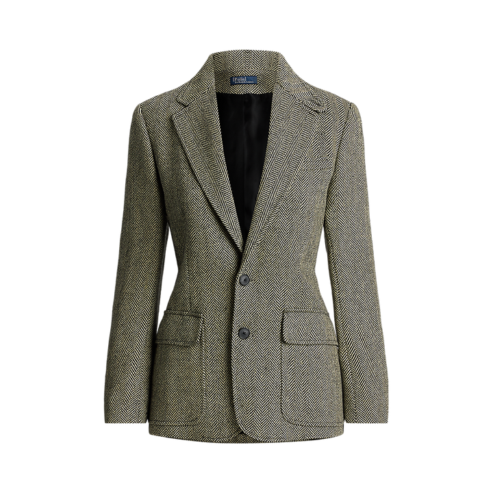 PRL Herringbone Linen-Blend Blazer/Sako 211891070002