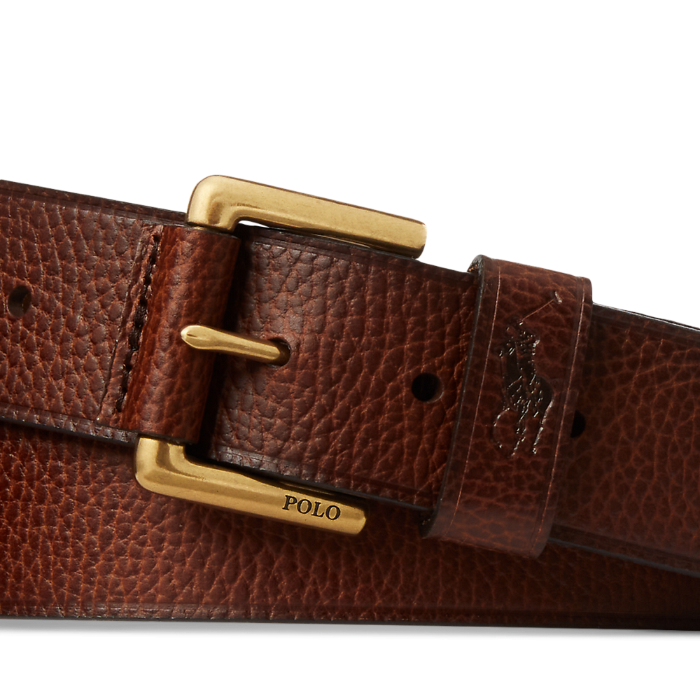 PRL Signature Pony Leather Belt/Remen 405898669002