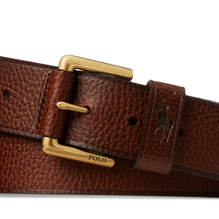 PRL Signature Pony Leather Belt/Remen 405898669002