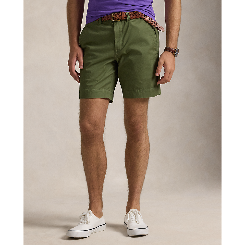 PRL 20.3 cm Straight Fit Stretch Chino Short/Bermude 710799213001