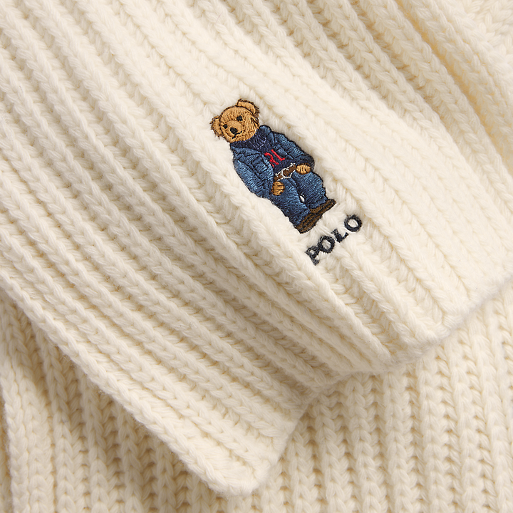 PRL Polo Bear Rib-Knit Scarf/Šal 455931877001