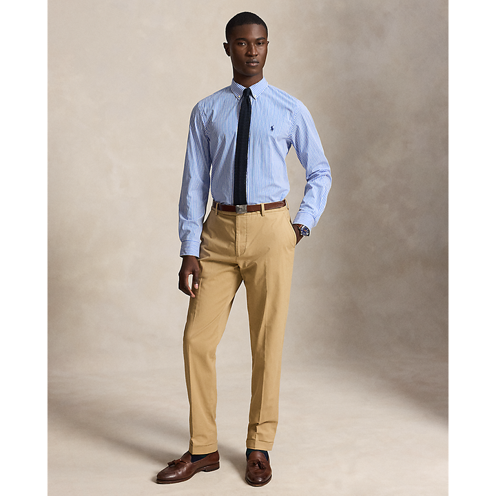 PRL Slim Fit Striped Stretch Poplin Shirt/Košulja 710929344001