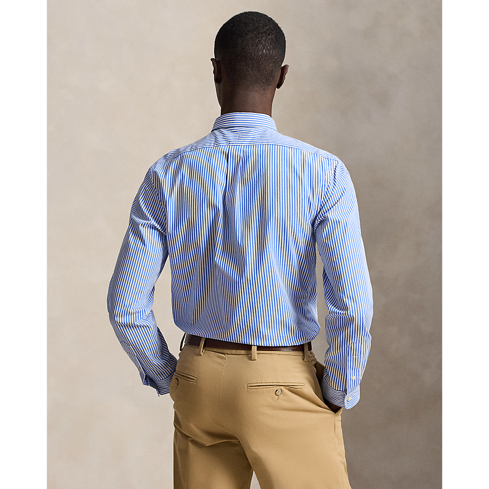 PRL Slim Fit Striped Stretch Poplin Shirt/Košulja 710929344001
