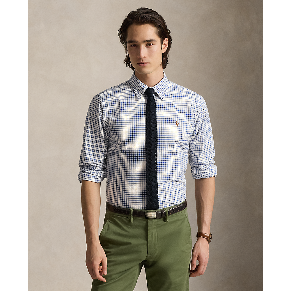 PRL Custom Fit Tattersall Oxford Shirt/Košulja 710922273002