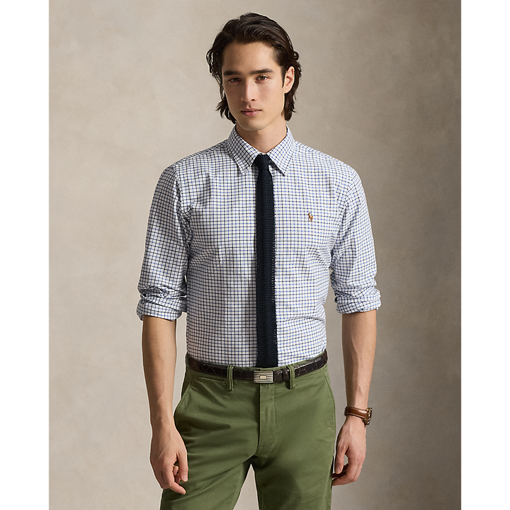 PRL Custom Fit Tattersall Oxford Shirt/Košulja 710922273002
