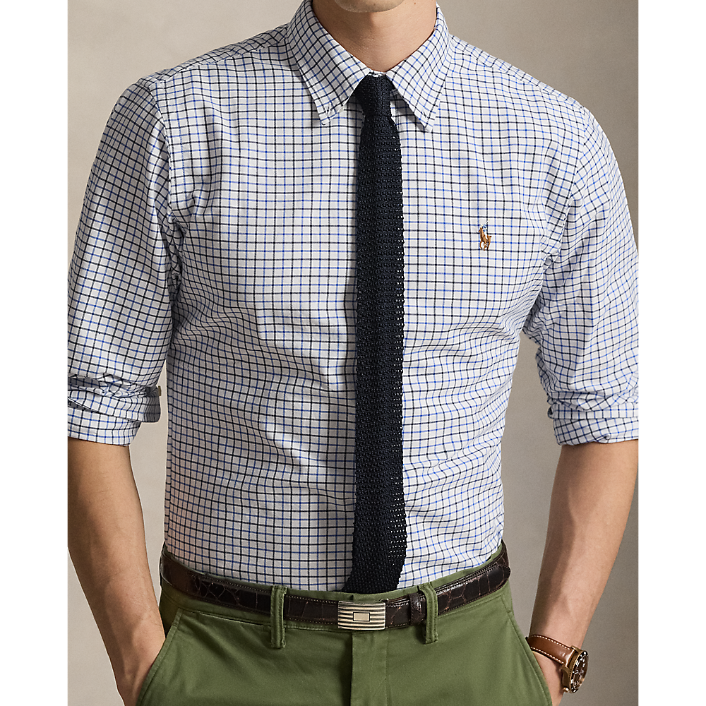 PRL Custom Fit Tattersall Oxford Shirt/Košulja 710922273002